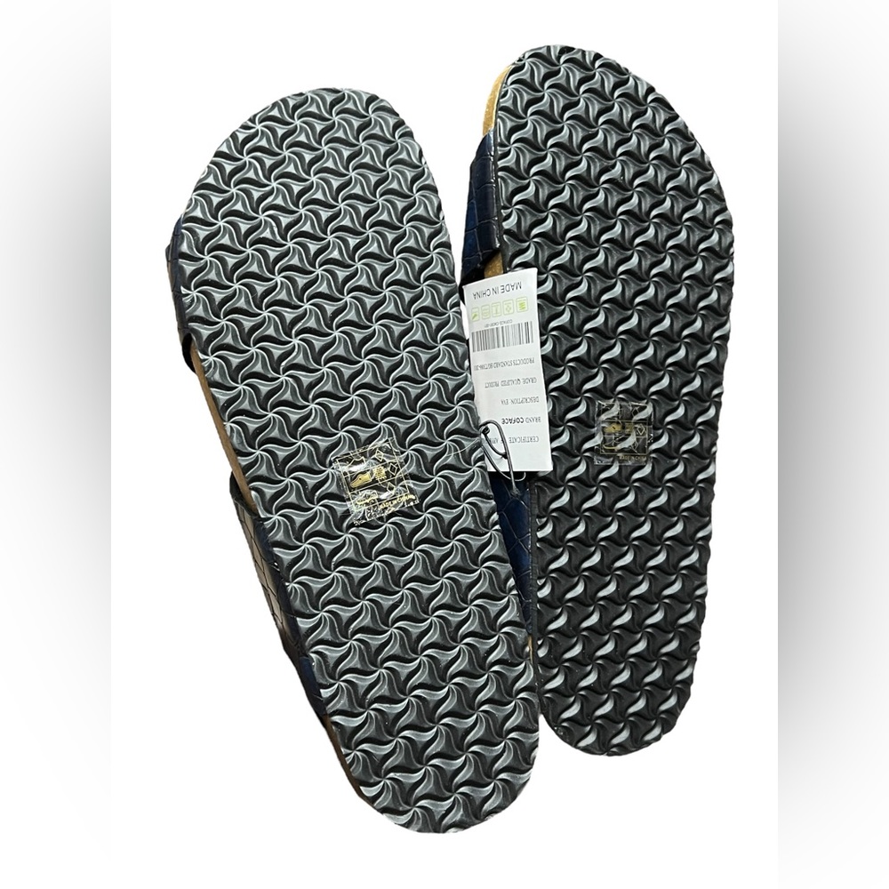 Coface Men's Slider Sandals Size (EU 42) (US 8.5) Tags Attached - Picture 7 of 9
